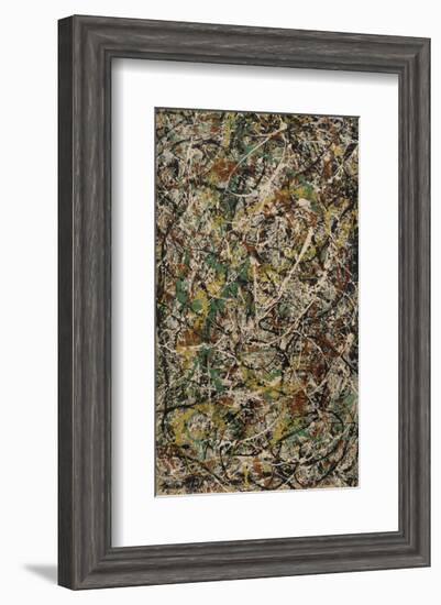 Number 3, 1949: Tiger, 1949-Jackson Pollock-Framed Art Print