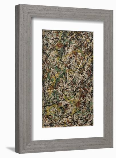 Number 3, 1949: Tiger, 1949-Jackson Pollock-Framed Art Print