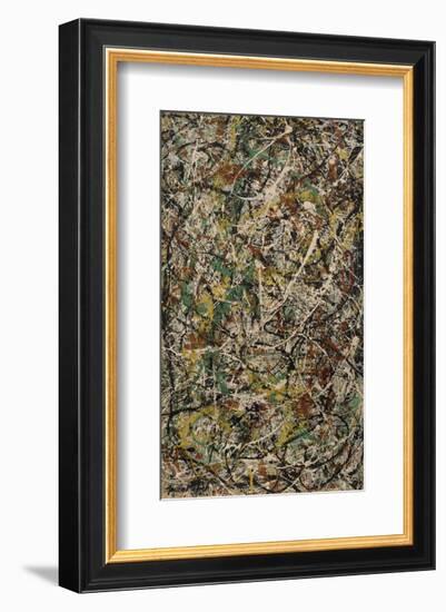 Number 3, 1949: Tiger, 1949-Jackson Pollock-Framed Art Print