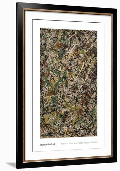 Number 3, 1949: Tiger, 1949-Jackson Pollock-Framed Art Print