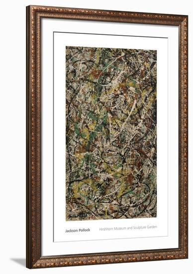 Number 3, 1949: Tiger, 1949-Jackson Pollock-Framed Art Print