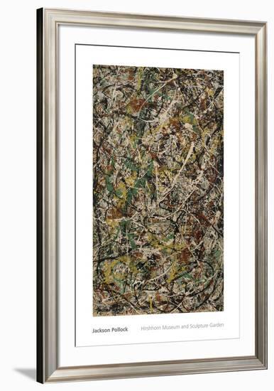 Number 3, 1949: Tiger, 1949-Jackson Pollock-Framed Art Print