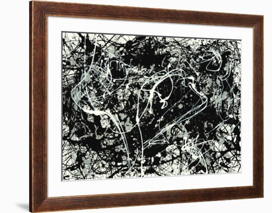 Number 33-1949-Jackson Pollock-Framed Serigraph