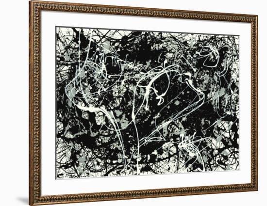 Number 33-1949-Jackson Pollock-Framed Serigraph