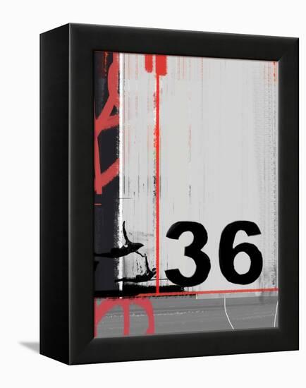 Number 36-NaxArt-Framed Stretched Canvas