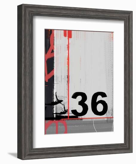 Number 36-NaxArt-Framed Art Print