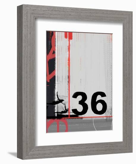 Number 36-NaxArt-Framed Art Print