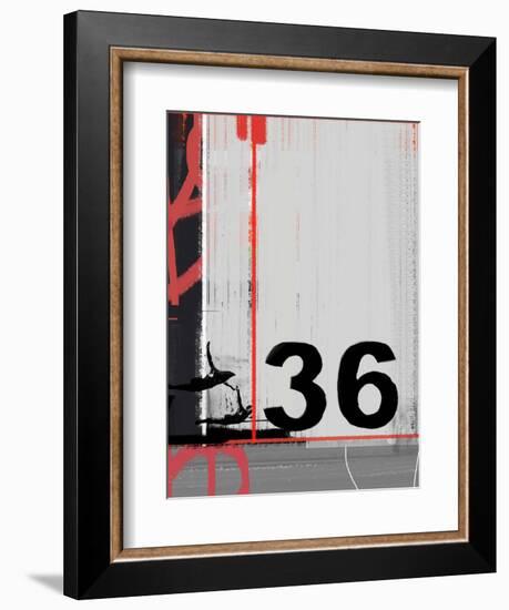 Number 36-NaxArt-Framed Art Print