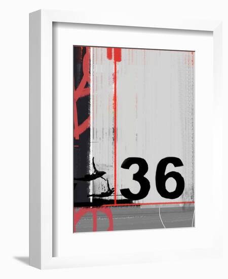 Number 36-NaxArt-Framed Art Print