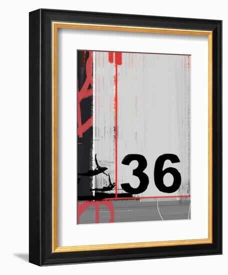 Number 36-NaxArt-Framed Art Print