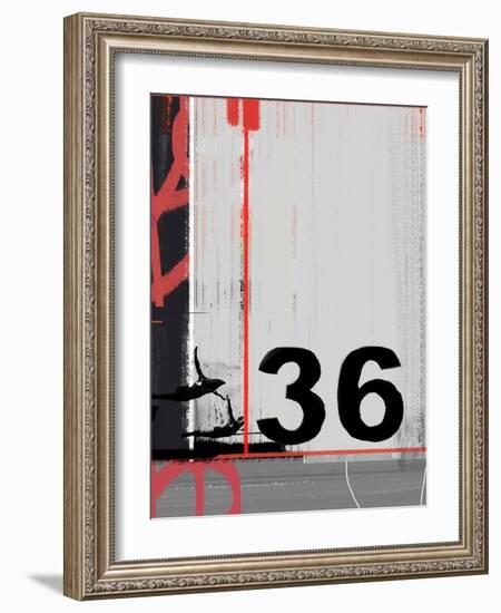 Number 36-NaxArt-Framed Art Print