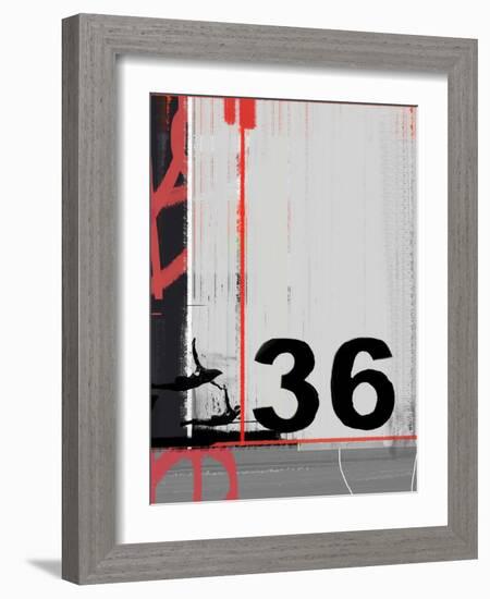 Number 36-NaxArt-Framed Art Print