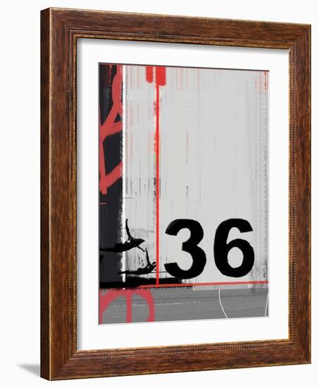 Number 36-NaxArt-Framed Art Print