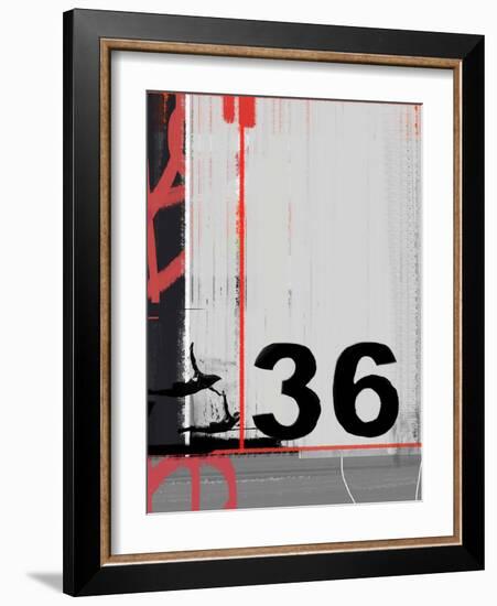 Number 36-NaxArt-Framed Art Print