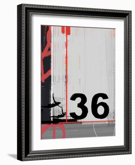 Number 36-NaxArt-Framed Art Print