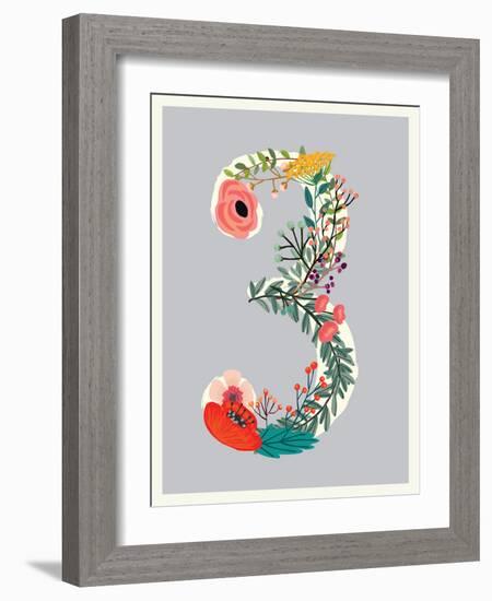 Number 3-Kindred Sol Collective-Framed Art Print