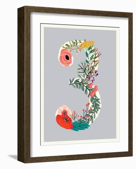 Number 3-Kindred Sol Collective-Framed Art Print