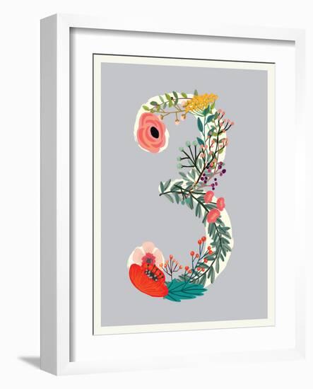 Number 3-Kindred Sol Collective-Framed Art Print