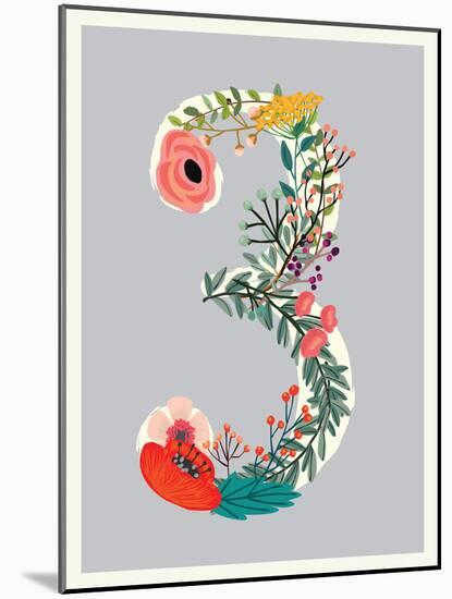 Number 3-Kindred Sol Collective-Mounted Art Print