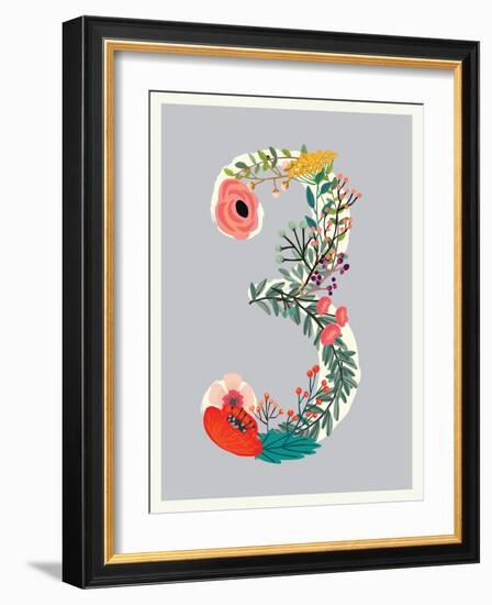 Number 3-Kindred Sol Collective-Framed Art Print