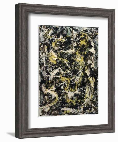 Number 5, 1950, 1950-Jackson Pollock-Framed Art Print