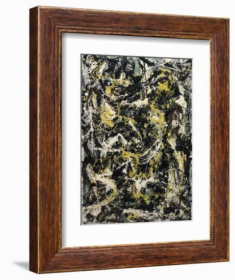 Number 5, 1950, 1950-Jackson Pollock-Framed Art Print