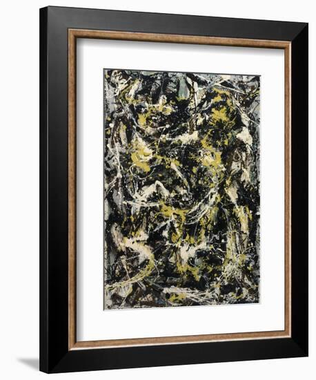 Number 5, 1950, 1950-Jackson Pollock-Framed Art Print