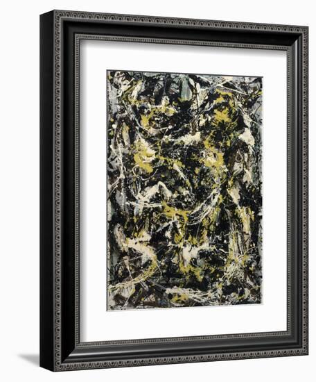 Number 5, 1950, 1950-Jackson Pollock-Framed Art Print