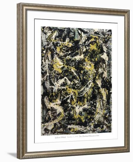 Number 5, 1950, 1950-Jackson Pollock-Framed Art Print
