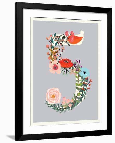 Number 5-Kindred Sol Collective-Framed Art Print