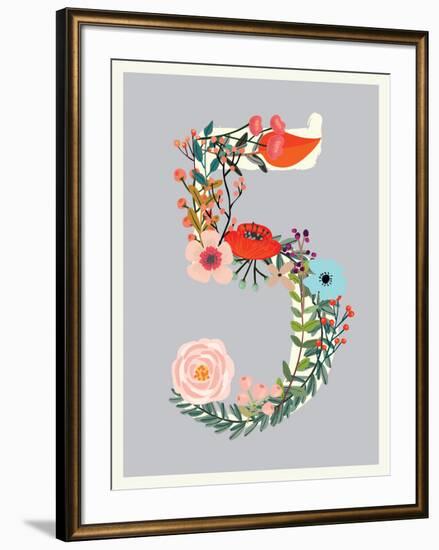 Number 5-Kindred Sol Collective-Framed Art Print