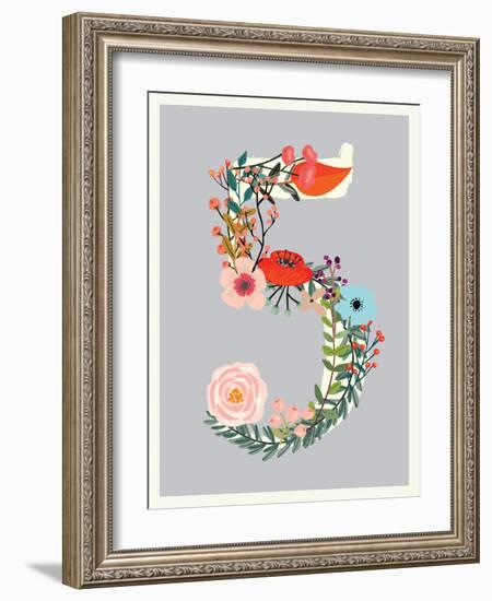 Number 5-Kindred Sol Collective-Framed Art Print