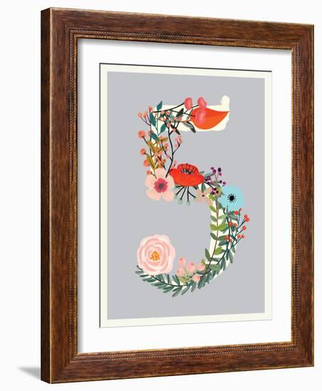 Number 5-Kindred Sol Collective-Framed Art Print