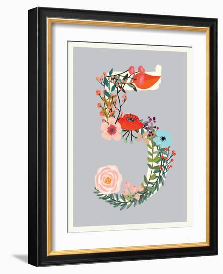 Number 5-Kindred Sol Collective-Framed Art Print