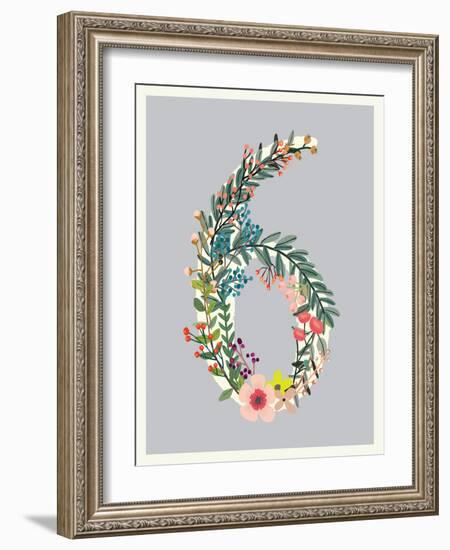 Number 6-Kindred Sol Collective-Framed Art Print