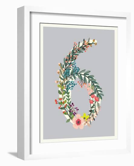 Number 6-Kindred Sol Collective-Framed Art Print