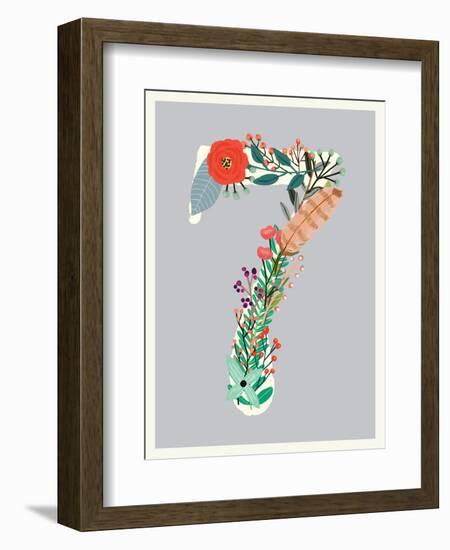 Number 7-Kindred Sol Collective-Framed Premium Giclee Print