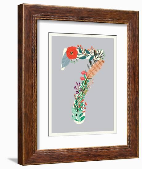 Number 7-Kindred Sol Collective-Framed Premium Giclee Print