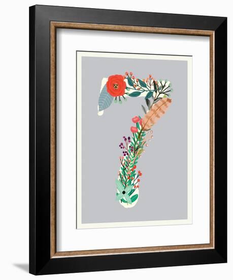 Number 7-Kindred Sol Collective-Framed Premium Giclee Print