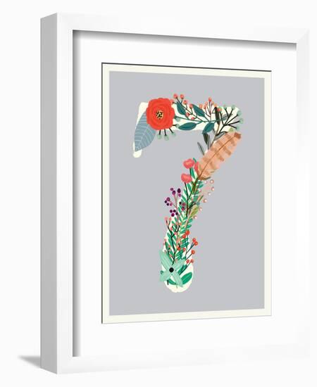 Number 7-Kindred Sol Collective-Framed Premium Giclee Print