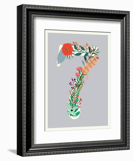 Number 7-Kindred Sol Collective-Framed Premium Giclee Print