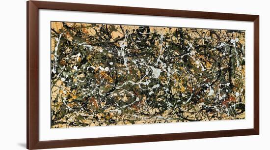 Number 8, 1949-Jackson Pollock-Framed Art Print