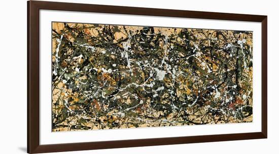 Number 8, 1949-Jackson Pollock-Framed Art Print