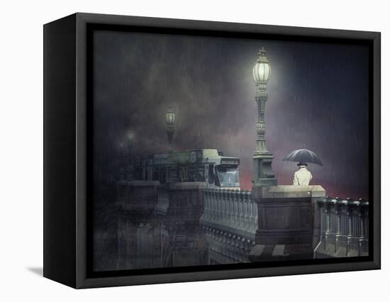 Number 8 to Lygon Street-Adrian Donoghue-Framed Premier Image Canvas