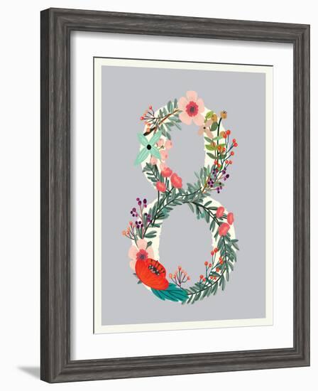 Number 8-Kindred Sol Collective-Framed Art Print