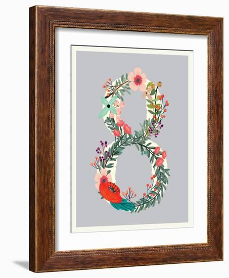 Number 8-Kindred Sol Collective-Framed Art Print