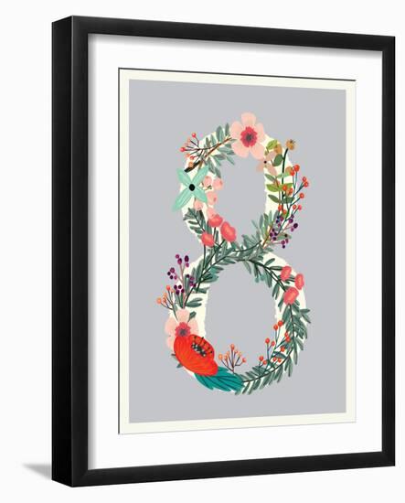 Number 8-Kindred Sol Collective-Framed Art Print