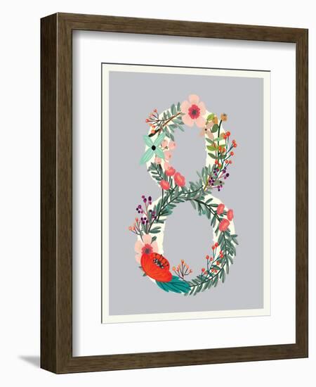 Number 8-Kindred Sol Collective-Framed Premium Giclee Print