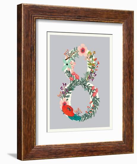 Number 8-Kindred Sol Collective-Framed Premium Giclee Print