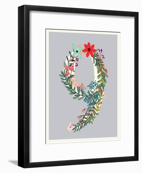 Number 9-Kindred Sol Collective-Framed Art Print